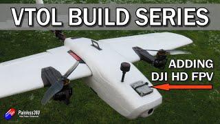 Ranger T-1 VTOL Build Video 4. Installing a DJI HD FPV system on the Matek F405-VTOL FC