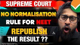 No Grace Marks by Supreme Court Shocking Decision  NEET 2024 Result  NTA Sc@m