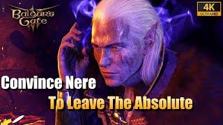 Baldurs Gate 3 - Convincing Nere To Leave The Absolute - Full Grymforge Guide - Adamantine Forge