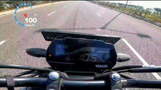 Yamaha FZ-S V4 0-100 kmh ACCELERATION TESTED  True GPS Speeds