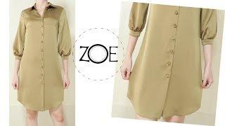 DIY Sewing 34 Cuff Sleeves Shirt Dress Develop Basic Pattern  Zoe DIY