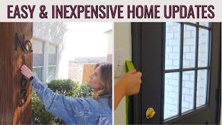 EASY & INEXPENSIVE HOME UPDATES THAT YOU CAN DO YOURSELF  Simple Ways to Modernize Your Dated House