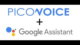 Demo of Picovoice Porcupine with Google Assistant  Picovoice Wakeword With GA  GassistPi Update