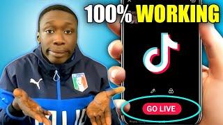 How to GO LIVE on TikTok 2024 Without 1k Followers