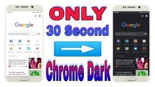 How to enable dark mode on Chrome browser  Chrome browser mein dark mode enable kaise kare  2020