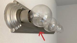 How to Replace a Bathroom Vanity Light Fixture