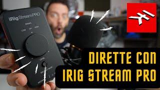 Come fare dirette con il cellulare sia con la musica che con la voce grazie al iRig Stream Pro