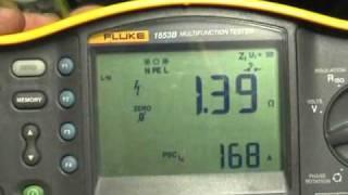 Loop impedance testing