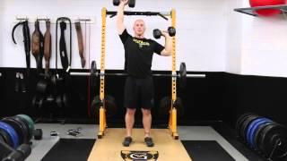 Standing Alternating Dumbbell Overhead Press