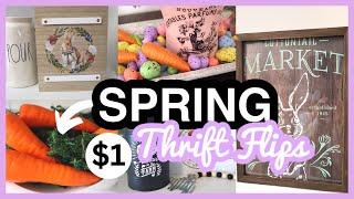 $1 Spring Thrift Flips  DIY Trash to Treasure Spring Decor for your Home