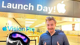 Vision Pro Launch Day Experience 