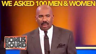 WE ASKED 100 MARRIED MEN & WOMEN Steve Harvey Family Feud USA