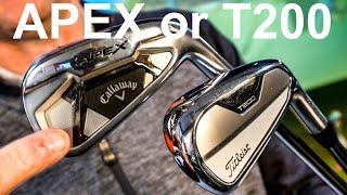 SHOULD YOU BUY CALLAWAY OR TITLEIST IRONS Apex v T200