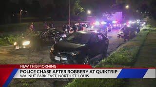 Police chase ends with three in custody after robbery