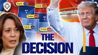 Game Over for Kamala? Trump’s McDonald’s Stunt and NEW Electoral Map Prediction  The Decision Ep 16