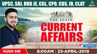 CURRENT AFFAIRS 2019  EnglishHindi  23nd April  THE HINDU  ALL EXAM CURRENT AFFAIRS