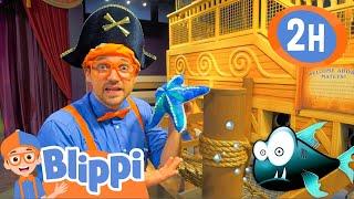 Blippi Visits a Childrens Museum  2 HOURS OF BLIPPI FULL EPISODES  Educational Videos for Kids