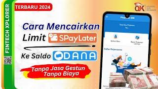 Cara Mencairkan SPaylater Ke DANA  Pinjaman Saldo DANA  Pinjam Saldo DANA Dari SpayLater