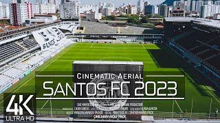 【4K】 Santos FC  Vila Belmiro from Above  BRAZIL 2023  Estadio Urbano Caldeira  Cinematic Drone