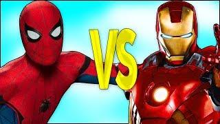 SPIDERMAN VS IRONMAN  СУПЕР РЭП БИТВА  Человек-Паук ПРОТИВ Железный Человек смотреть