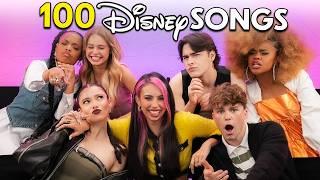 Disneys Descendants Cast Tries To Sing 100 Disney Songs In 10 Minutes