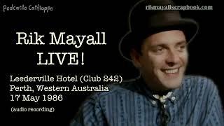 Rare Live Recording of Rik Mayall in Australia 17th May 1986 at the Leederville Hotel Perth