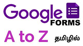 Google Forms பயன்படுத்தி Online ExamTest நடத்துவது எப்படி? Google Forms & Response Sheets in Tamil