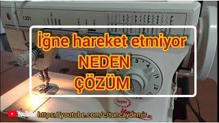 Dikiş makinesı İğne hareket etmiyor  singer Makine dikmiyor  Singer yoknaz  iğne hareket etmiyor