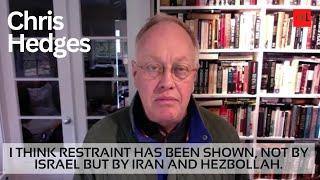 Chris Hedges US Iran Israel Gaza Assange NYT internet religion New Atheists US elections