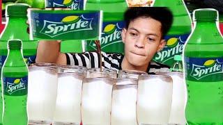 MUKBANG SPRITE SATU LITER SETENGAH AUTO KEMBUNG ASMR MINUMAN SEGAR DINGIN