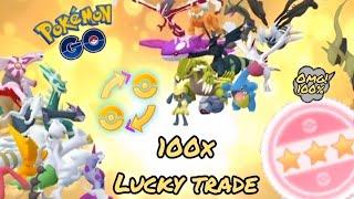 All SHINY Pokémon Lucky trade Best way to get a SHUNDO Pokémon Go  Perfect Shiny Lucky trade 