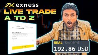 Exness create account  How to live trade on exness  Exness full tutorial