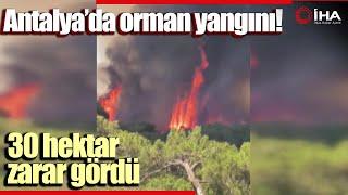 Antalya’daki Orman Yangını 45 Saatte Kontrol Altına Alındı
