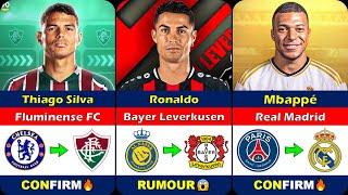 New CONFIRMED and RUMOUR Summer Transfers News 2024  FT. Ronaldo Mbappe Thiago