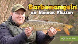 Barbenangeln an kleinen Flüssen - #korum #Barbenangeln