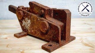 Rusty Jammed Rebar Cutter - Restoration