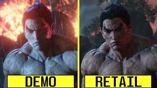 Tekken 8 Reveal Trailer  Demo vs Retail PS5 Graphics Comparison