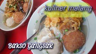 Kuliner kota malang Bakso Gangsar