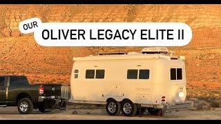 Our Legacy Elite II Oliver Travel Trailer & Sharing Build Features of Camper & Factory Campground