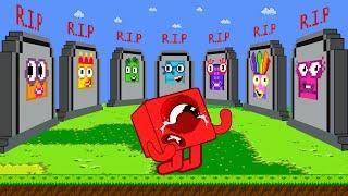 R.I.P All Numberblocks mix level up  Numberblocks Sad Story  Game Animation