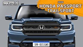 All-New 2026 Honda Passport Trailsport SUV - Car Design Photoshop Render  SRK Designs