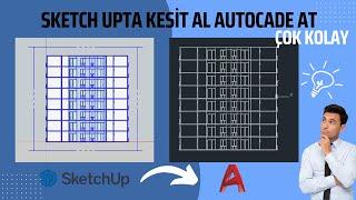 Sketch Up ta Kesit - Görünüş Almak #sketchup