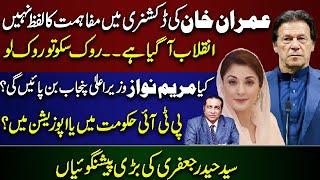 There is no word reconciliation in Imran Khans dictionary  Maryam Nawaz  CM Punjab  Syed Haider