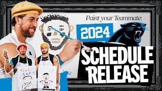 Paint Your Teammate  Carolina Panthers 2024 Schedule Release