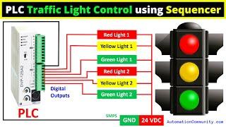 PLC Traffic Light Control using Sequencer Instruction