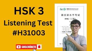 HSK 3 Listening with answers #H31003