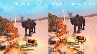 4K Asgards Wrath 2 Quest 3 Enhancements VS Original