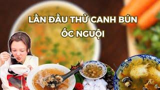 LẦN ĐẦU ĂN THỬ BÚN ỐC NGUỘI ĐỘC LẠ HÀ NỘI  Puta Ăn Gì