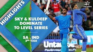 Suryakumars 100 & Kuldeeps 5-fer Mark Team Indias Massive Win  SA vs IND 3rd T20I Highlights