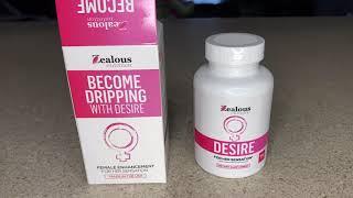 Desire - Female Enhancement Pills  Dripping With Desire 2020 Unboxing